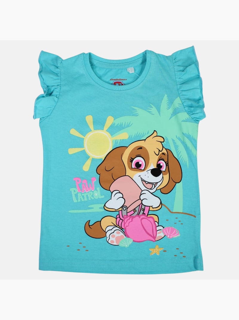 Paw Patrol - T-shirt a maniche corte bambina Blu - Kiabi