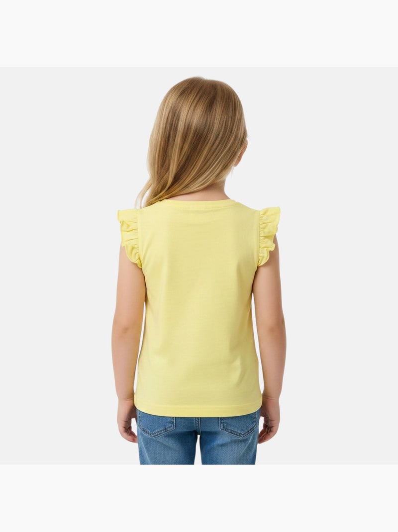 Paw Patrol - T-shirt a maniche corte bambina Giallo - Kiabi