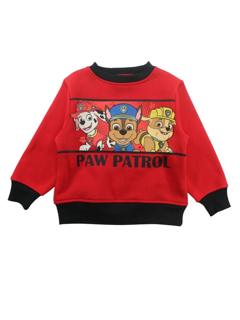Paw Patrol - Tuta felpa e pantaloni jogging Rosso - Kiabi