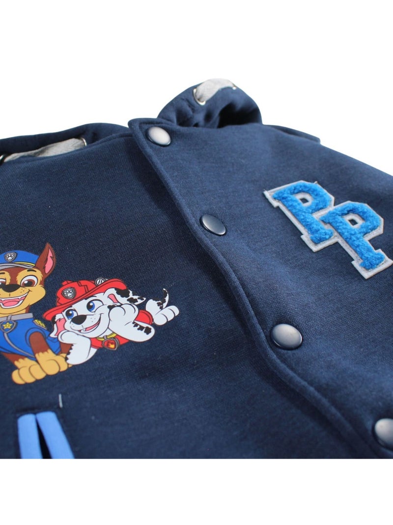 Paw Patrol - Tuta giacca con cappuccio e pantaloni jogging bambino Blu marino - Kiabi
