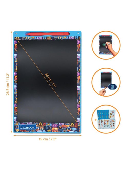 Paw Patrol 11'' tavoletta Eink multicolore per imparare a disegnare con gli stencil - Kiabi