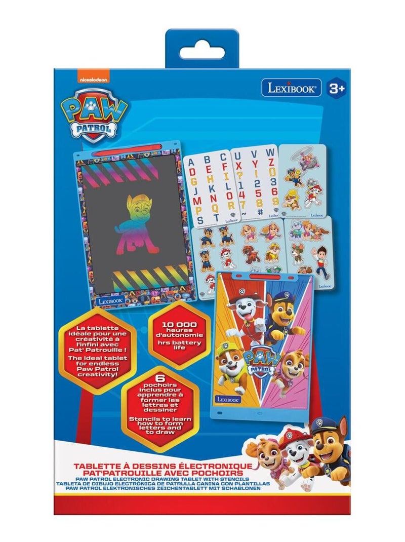 Paw Patrol 11'' tavoletta Eink multicolore per imparare a disegnare con gli stencil N/D - Kiabi