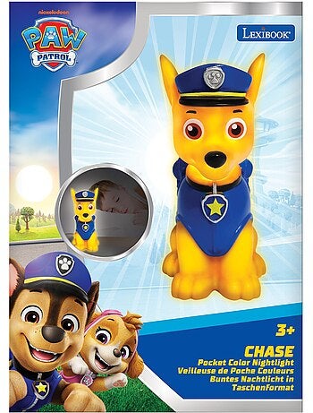 Paw Patrol Chase LED Luce notturna tascabile 13 cm circa