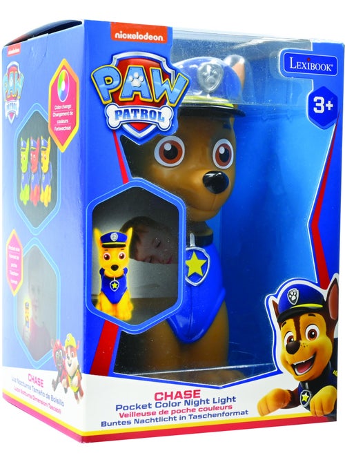 Paw Patrol Chase LED Luce notturna tascabile 13 cm circa - Kiabi