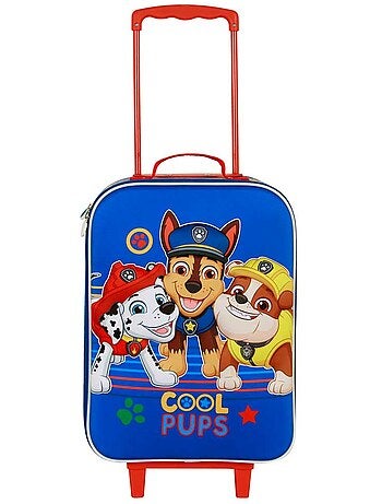 Paw Patrol Cool Valigia Trolley Soft 3D, Blu