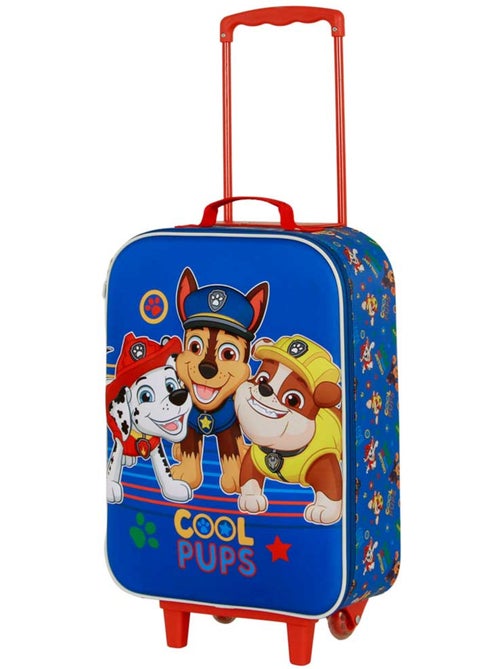 Paw Patrol Cool Valigia Trolley Soft 3D, Blu - Kiabi