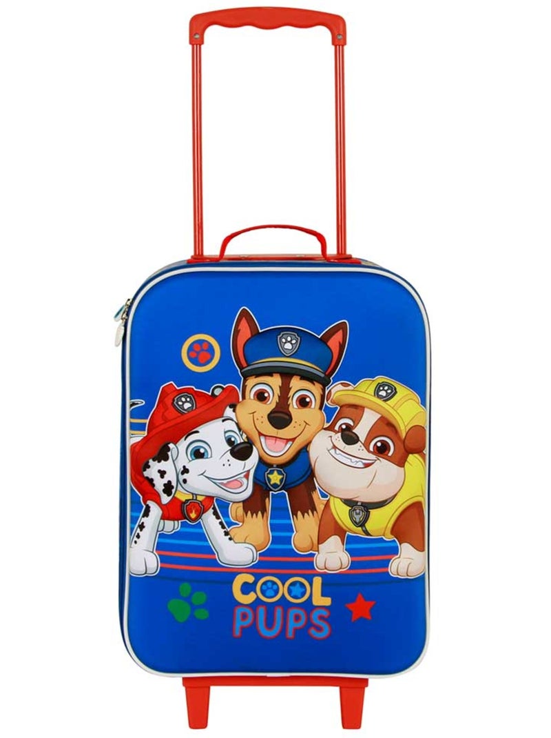 Paw Patrol Cool Valigia Trolley Soft 3D, Blu Blu - Kiabi
