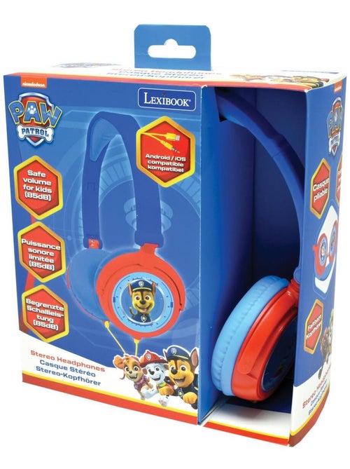 Paw Patrol Cuffia stereo a filo pieghevole con limitazione sicura del volume - Kiabi