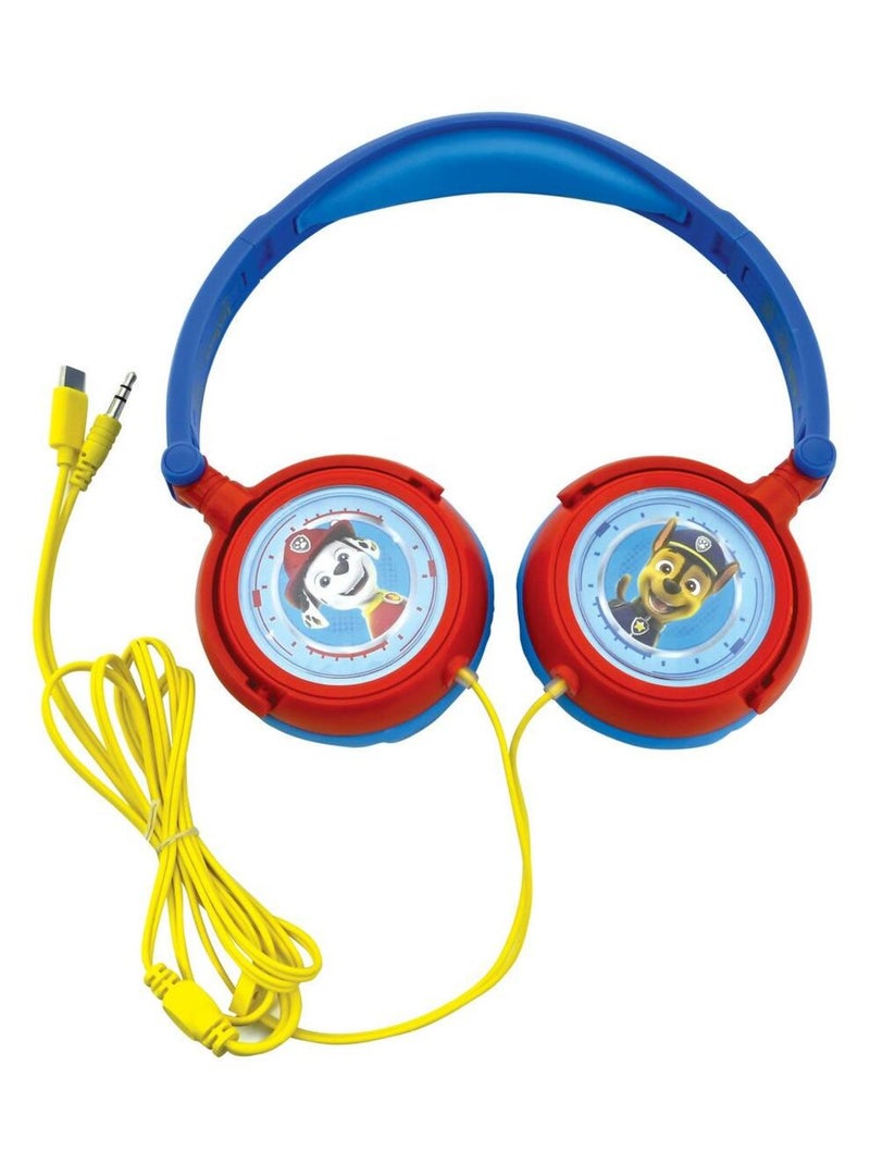 Paw Patrol Cuffia stereo a filo pieghevole con limitazione sicura del volume Rosso - Kiabi