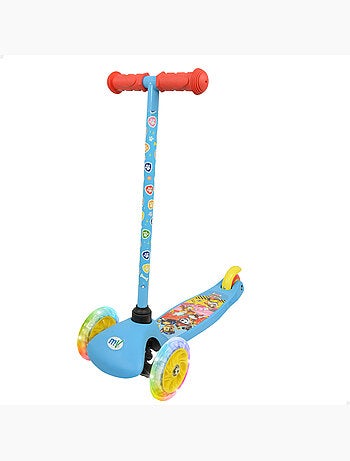 Paw patrol monopattino a 3 ruote 55x23x68 cm max 20 kg con luci e freni