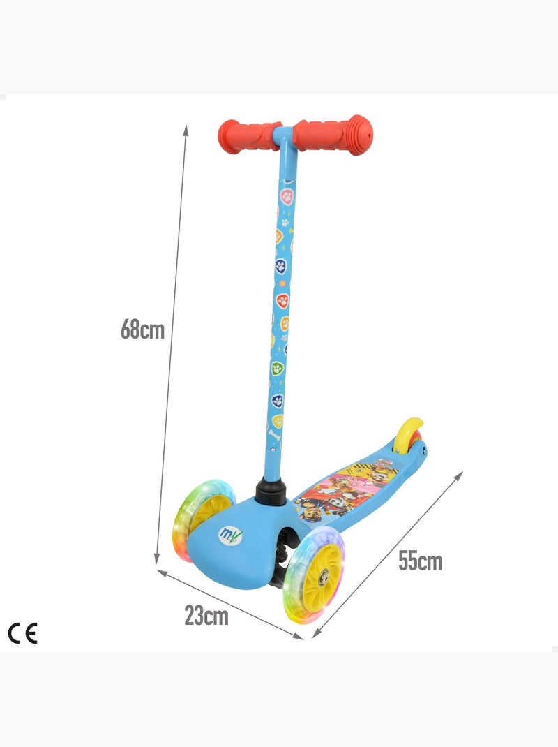 Paw patrol monopattino a 3 ruote 55x23x68 cm max 20 kg con luci e freni N/D - Kiabi