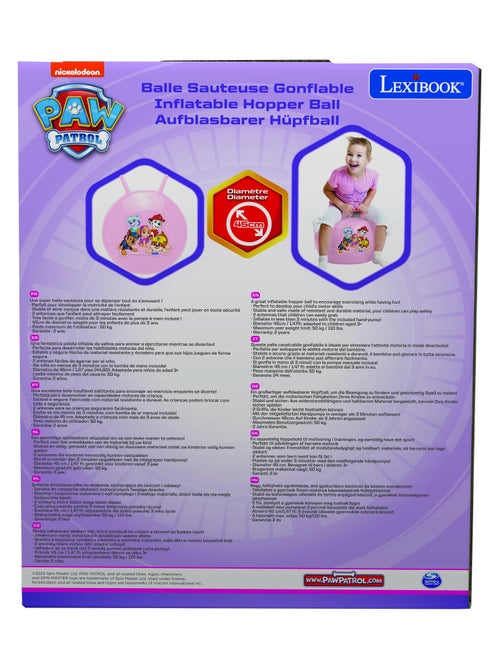 Paw Patrol palla gonfiabile Hopper Rosa 18' / 45cm - Kiabi