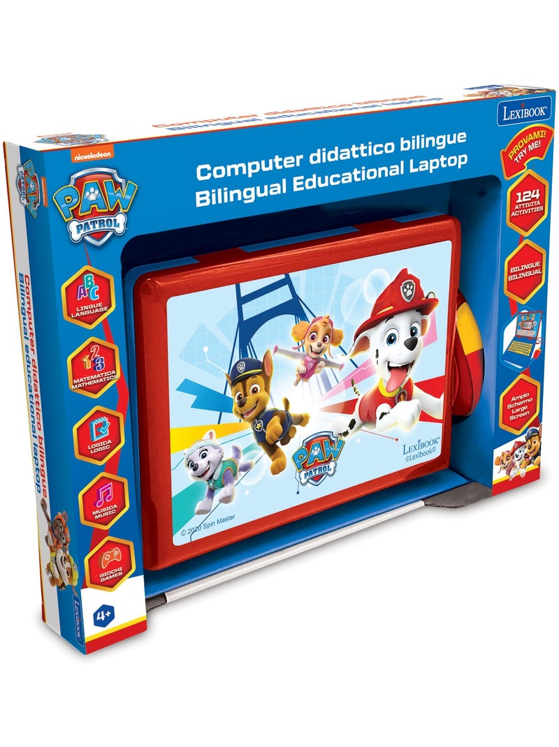 Paw Patrol portatile educativo bilingue parlante 124 attività in inglese e italiano Blu - Kiabi
