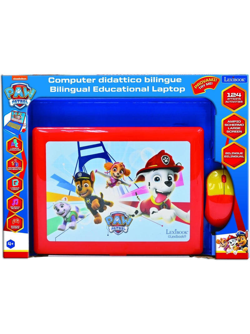 Paw Patrol portatile educativo bilingue parlante 124 attività in inglese e italiano Blu - Kiabi