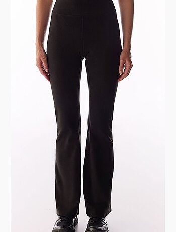 Peachy leggings a vita alta e gamba svasata penti