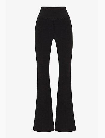 Peachy leggings a vita alta e gamba svasata penti