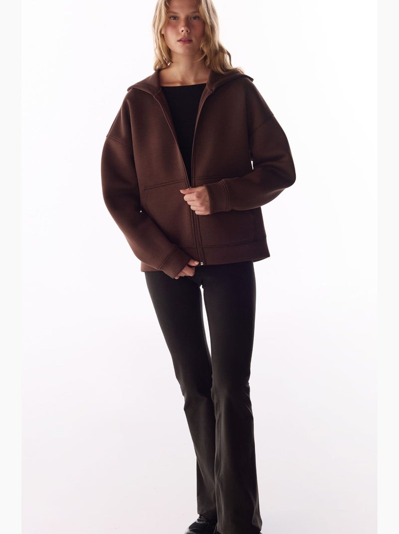 Peachy leggings a vita alta e gamba svasata penti Nero - Kiabi