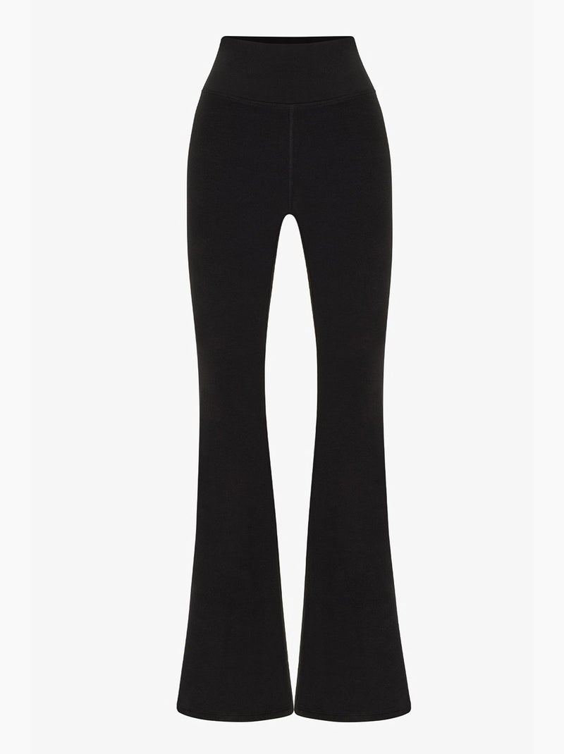 Peachy leggings a vita alta e gamba svasata penti Nero - Kiabi