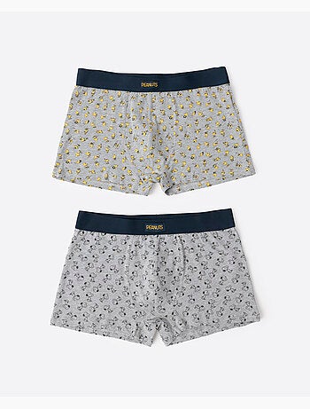 PEANUTS Boxer classici da uomo Peanuts (confezione da 2)
