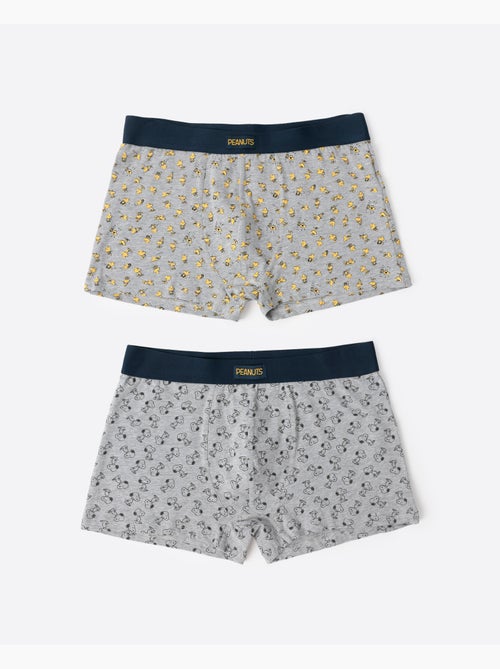 PEANUTS Boxer classici da uomo Peanuts (confezione da 2) - Kiabi PEANUTS Boxer classici da uomo Peanuts (confezione da 2) - Kiabi