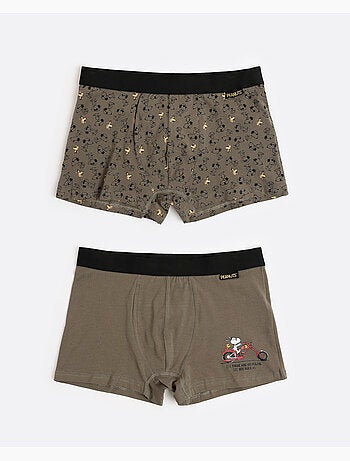 PEANUTS Boxer da uomo No Rules Snoopy (confezione da 2)