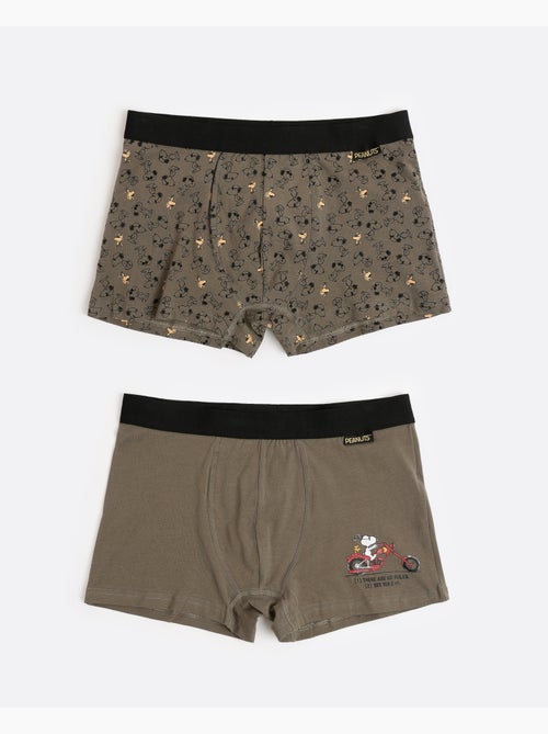 PEANUTS Boxer da uomo No Rules Snoopy (confezione da 2) - Kiabi PEANUTS Boxer da uomo No Rules Snoopy (confezione da 2) - Kiabi