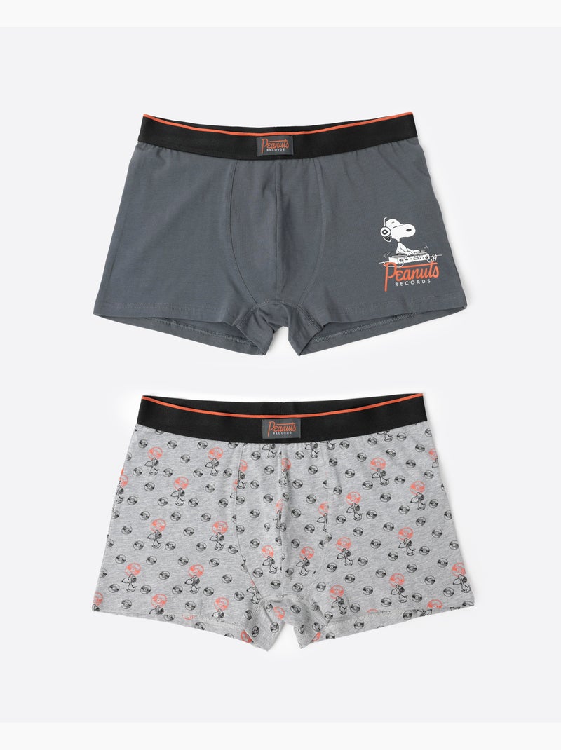PEANUTS Boxer da uomo Peanuts Records (confezione da 2) Multicolore - Kiabi