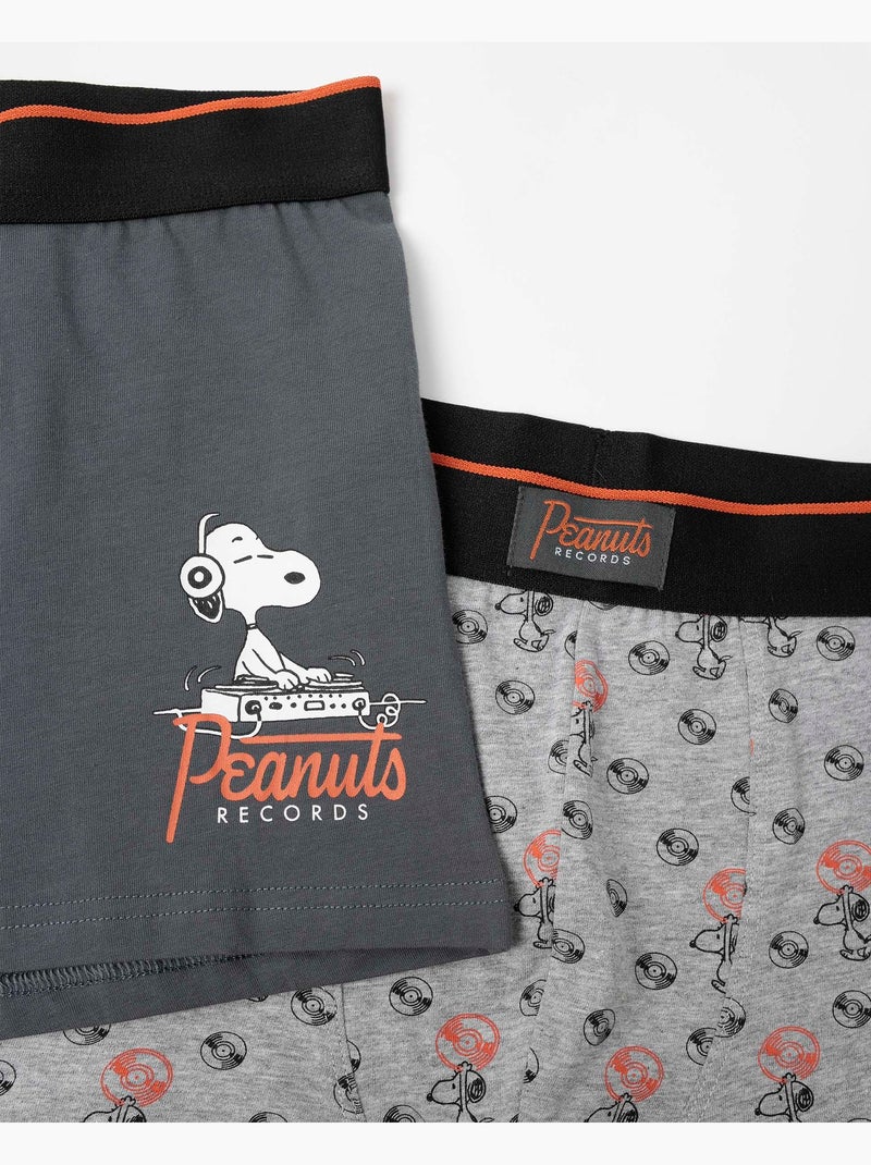 PEANUTS Boxer da uomo Peanuts Records (confezione da 2) Multicolore - Kiabi