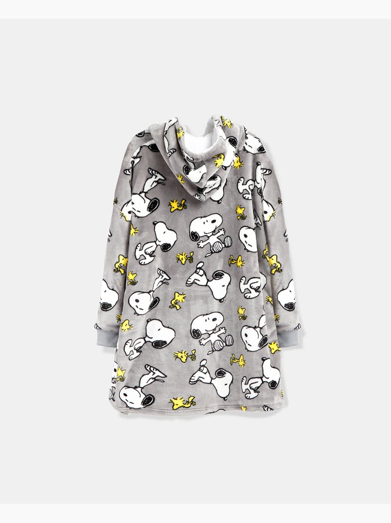PEANUTS Coperta calda a maniche lunghe per pisolini per bambine Grigio - Kiabi
