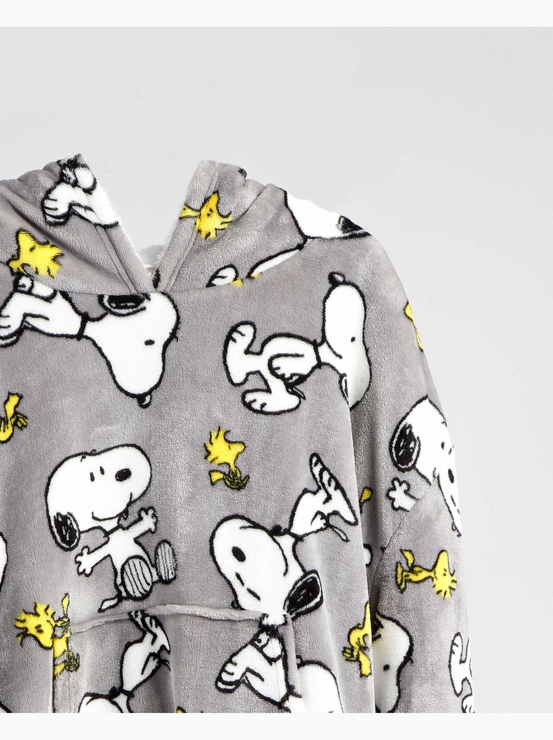 PEANUTS Coperta calda a maniche lunghe per pisolini per bambine Grigio - Kiabi