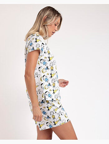 PEANUTS Party Friends Pigiama a maniche corte per donna