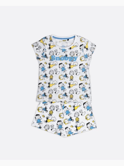 PEANUTS Party Friends Pigiama a maniche corte per ragazze - Kiabi PEANUTS Party Friends Pigiama a maniche corte per ragazze - Kiabi