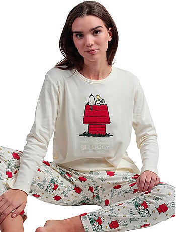 PEANUTS Pigiama a maniche lunghe classico da donna Peanuts