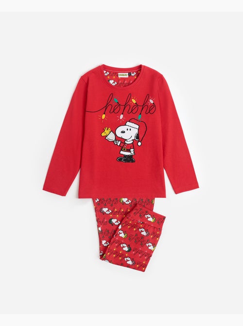 PEANUTS Pigiama a maniche lunghe Ho Ho Ho per ragazza - Kiabi PEANUTS Pigiama a maniche lunghe Ho Ho Ho per ragazza - Kiabi