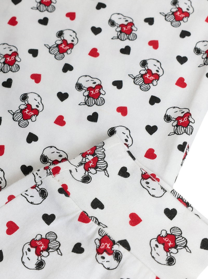 PEANUTS Pigiama a maniche lunghe In My Heart per ragazza Rosso - Kiabi