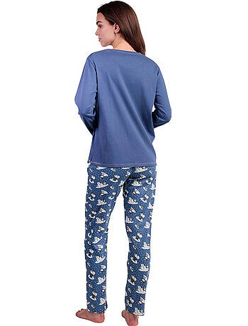 PEANUTS Pigiama a maniche lunghe Snow Drift da donna