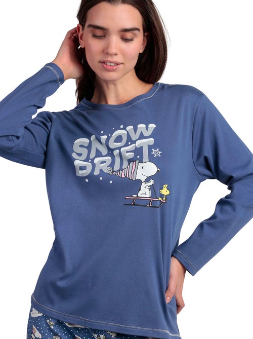 PEANUTS Pigiama a maniche lunghe Snow Drift da donna - Kiabi PEANUTS Pigiama a maniche lunghe Snow Drift da donna - Kiabi
