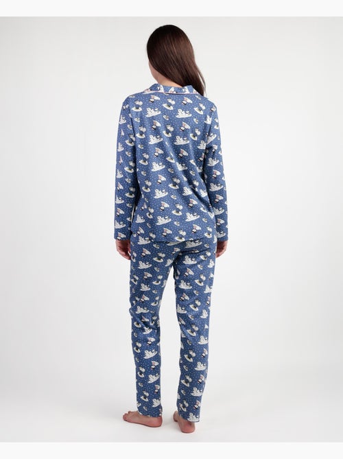 PEANUTS Pigiama aperto a maniche lunghe Snow Drift da donna - Kiabi PEANUTS Pigiama aperto a maniche lunghe Snow Drift da donna - Kiabi