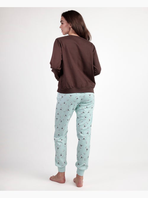 PEANUTS Pigiama da donna a maniche lunghe in peluche Sleep Society - Kiabi PEANUTS Pigiama da donna a maniche lunghe in peluche Sleep Society - Kiabi