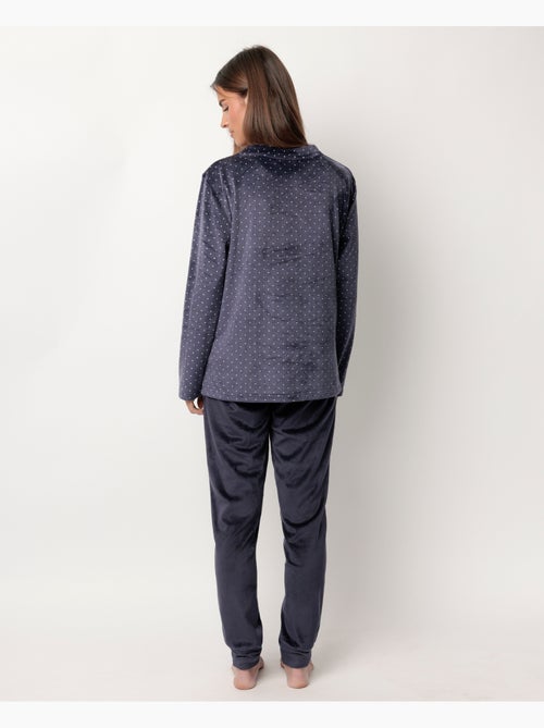 PEANUTS Pigiama in velluto a maniche lunghe Let It Snow da donna - Kiabi PEANUTS Pigiama in velluto a maniche lunghe Let It Snow da donna - Kiabi
