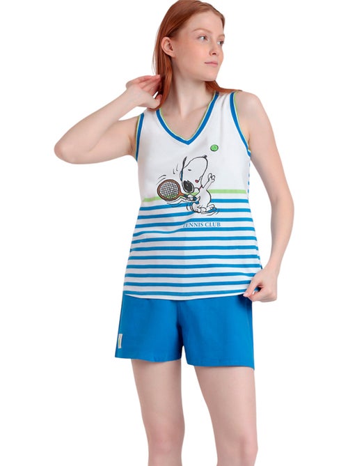 PEANUTS Pigiama senza maniche Tennis Club da donna - Kiabi