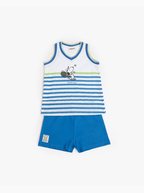 PEANUTS Pigiama senza maniche Tennis Club per ragazze - Kiabi PEANUTS Pigiama senza maniche Tennis Club per ragazze - Kiabi