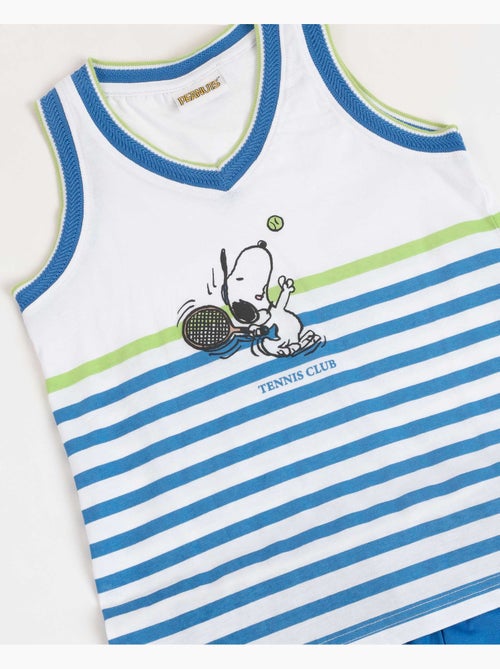 PEANUTS Pigiama senza maniche Tennis Club per ragazze - Kiabi PEANUTS Pigiama senza maniche Tennis Club per ragazze - Kiabi