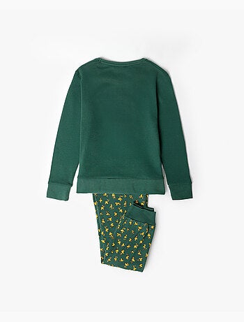 PEANUTS Pijama Manga Larga Green Classic Peanuts para Niña