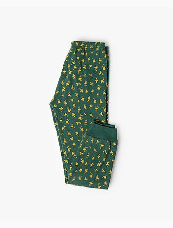 PEANUTS Pijama Manga Larga Green Classic Peanuts para Niña