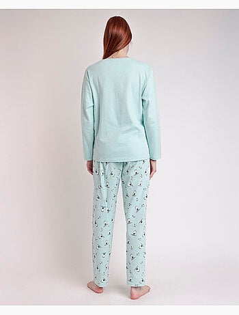 PEANUTS Sleep Society Pigiama a maniche lunghe da donna