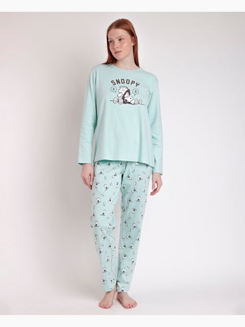 PEANUTS Sleep Society Pigiama a maniche lunghe da donna - Kiabi PEANUTS Sleep Society Pigiama a maniche lunghe da donna - Kiabi