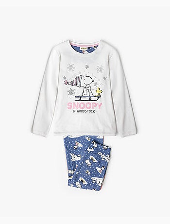 PEANUTS Snow Drift Pigiama a maniche lunghe per ragazze
