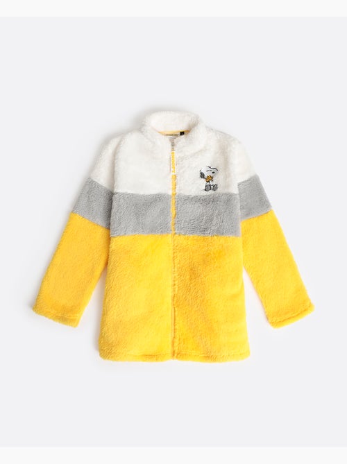 PEANUTS Vestaglia a maniche lunghe calda e divertente a righe Snoopy per ragazze - Kiabi PEANUTS Vestaglia a maniche lunghe calda e divertente a righe Snoopy per ragazze - Kiabi