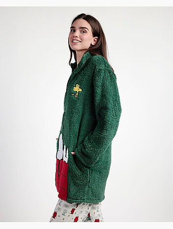 PEANUTS Vestaglia calda a maniche lunghe classica da donna Peanuts
